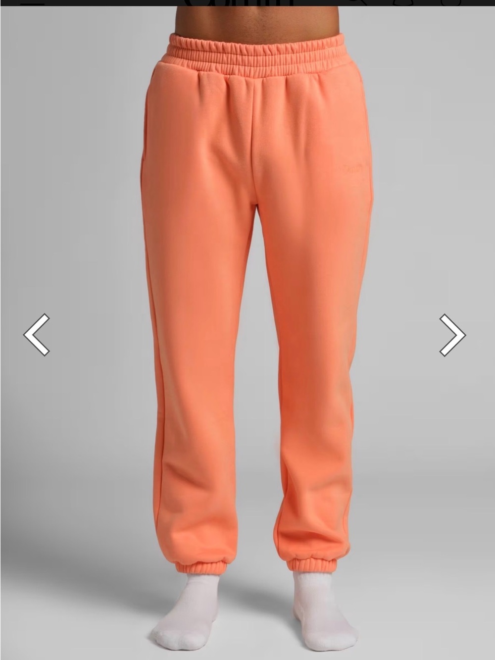 Cozy Jogger Pants in Coral Peach